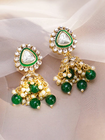 Chic Heritage Green Necklace Set Jewellery Set