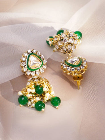 Chic Heritage Green Necklace Set Jewellery Set