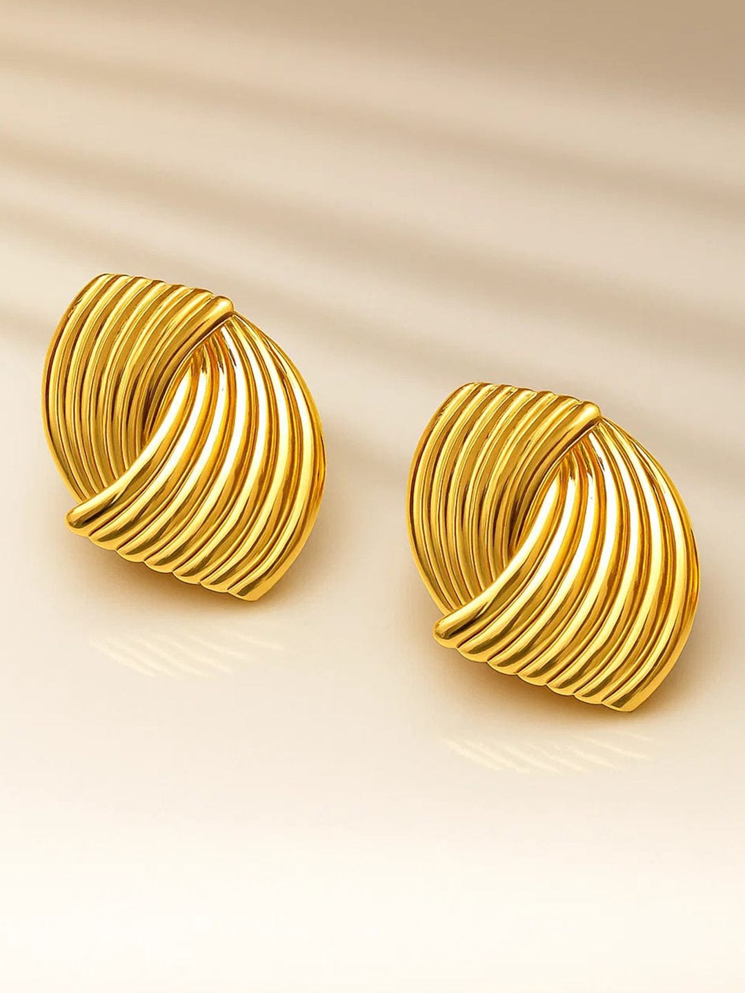Chic Shine Knotted Studs Earrings