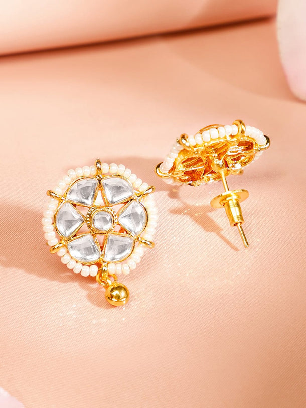 Classic White Kundan Choker Set Jewellery Set