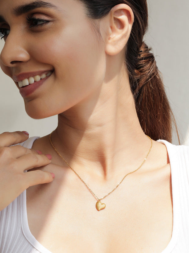 Copy of 18k gold plated tarnish free water proof stainless steel  with Enamel pendant necklace Necklace