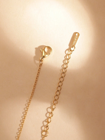 Copy of 18k gold plated tarnish free water proof stainless steel  with Enamel pendant necklace Necklace