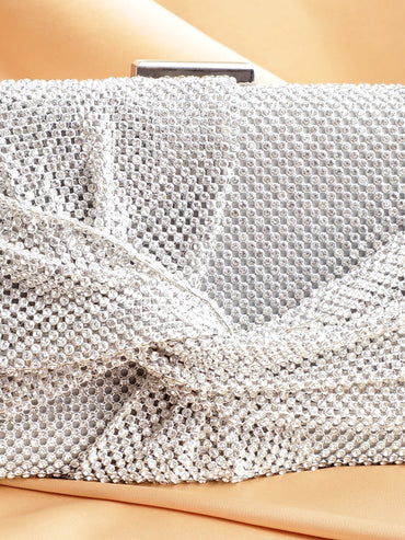 Copy of Gold With Dazzling Crystal Zirconia Embellished Serpent motif Clutch handbag Handbag, Wallet Accessories & Clutche