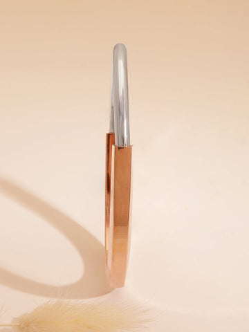 Copy of Rubans Voguish 18K Rose Gold Plated Stainless Steel Waterproof Chain With Zircon Stone Studded Pendant Necklaces, Necklace Sets, Chains & Mangalsutra