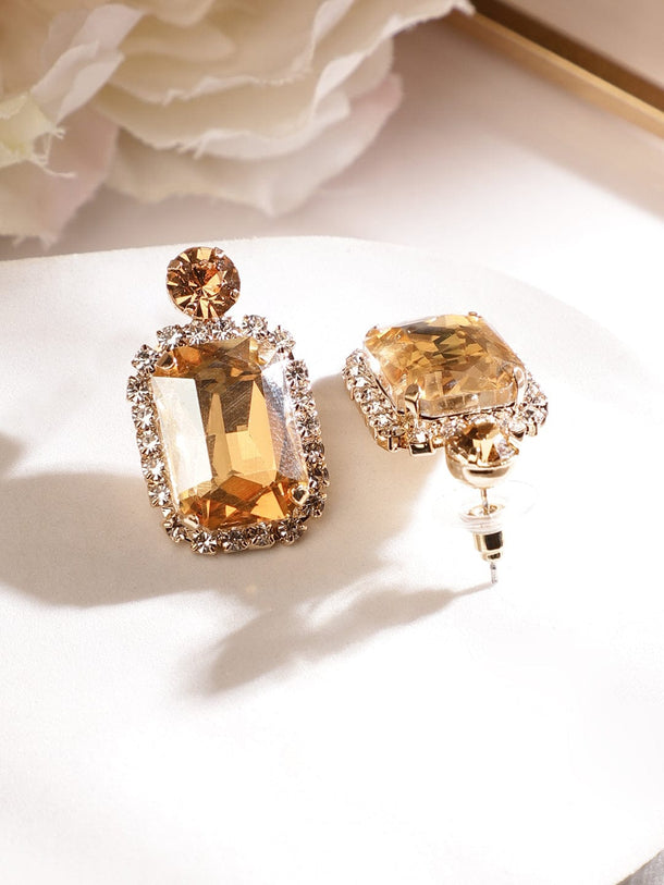 Crystal Studded Statement Necklace Set Jewellery Set