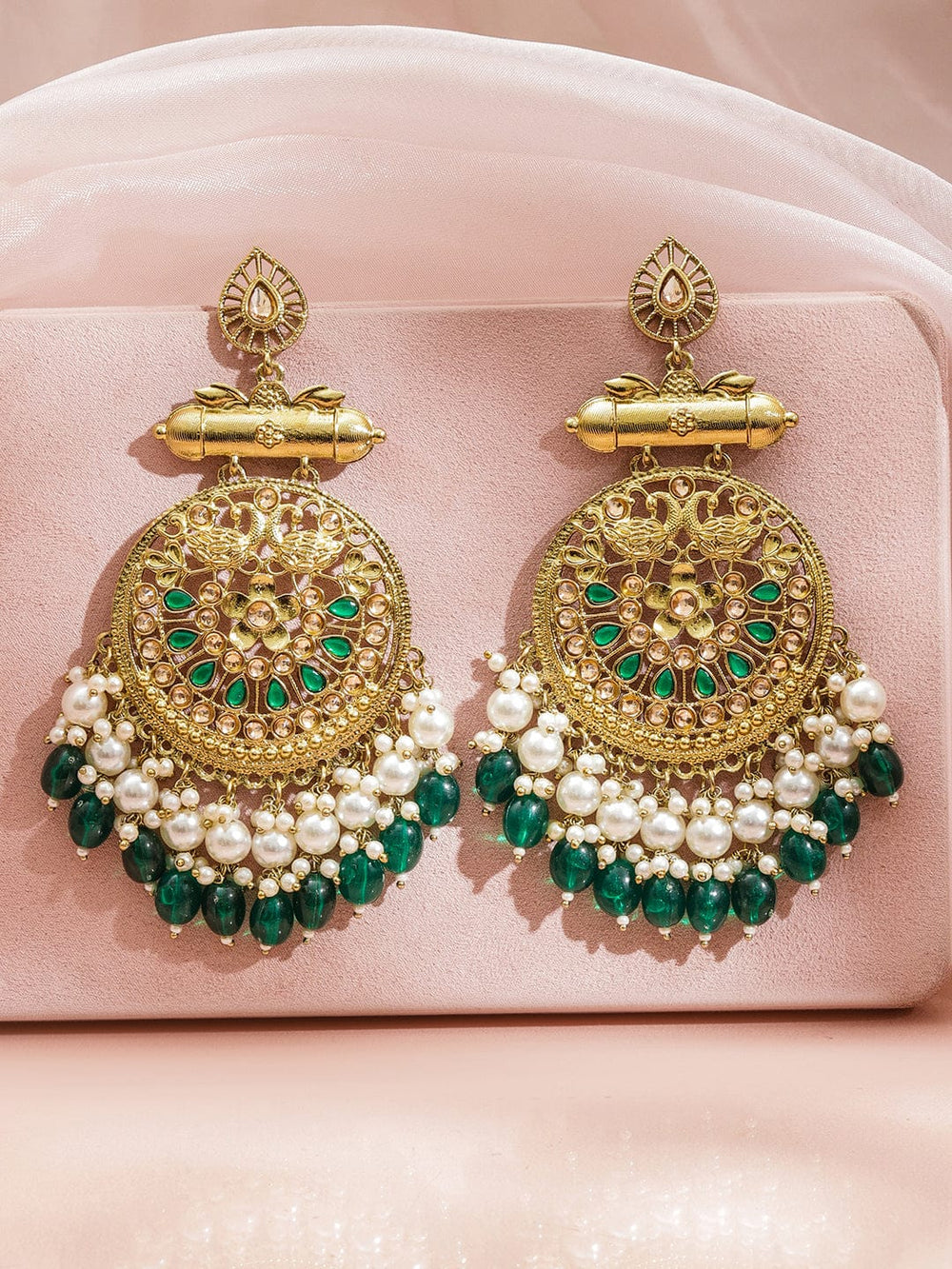 Danglers That Whisper Green Luxury Earrings