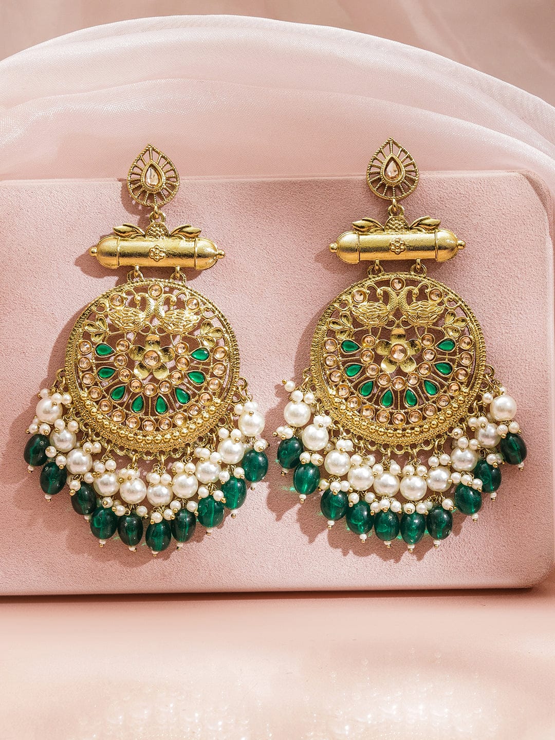Danglers That Whisper Green Luxury Earrings