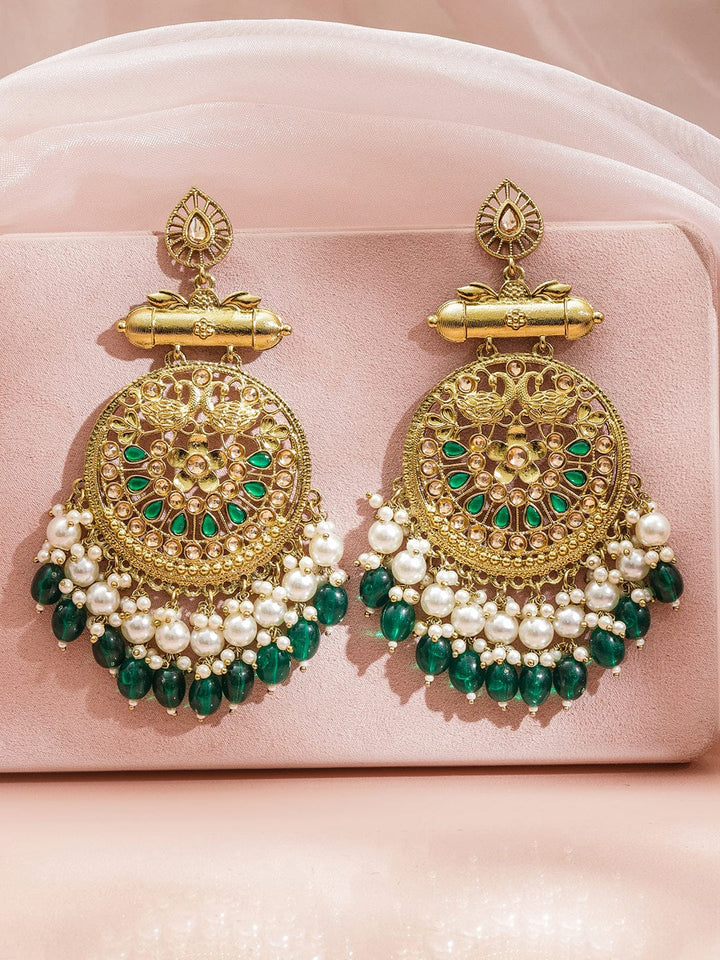 Danglers That Whisper Green Luxury Earrings