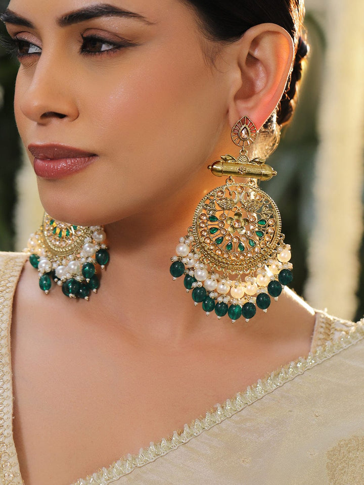 Danglers That Whisper Green Luxury Earrings
