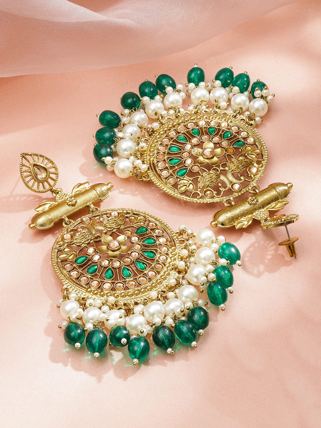 Danglers That Whisper Green Luxury Earrings