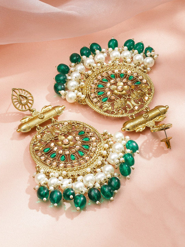 Danglers That Whisper Green Luxury Earrings