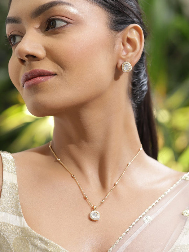 Dynasty Kundan Necklace Set Jewellery Set
