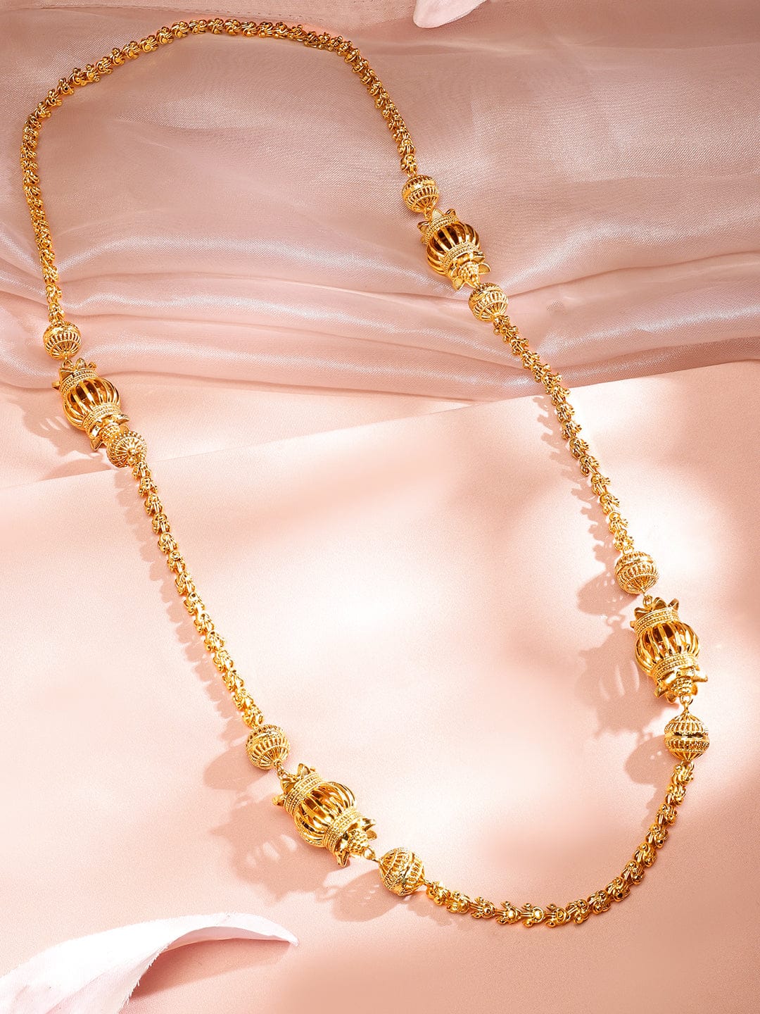Elegant Gold Plated Necklace Necklace & Chains