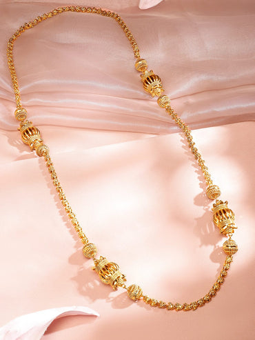 Elegant Gold Plated Necklace Necklace & Chains