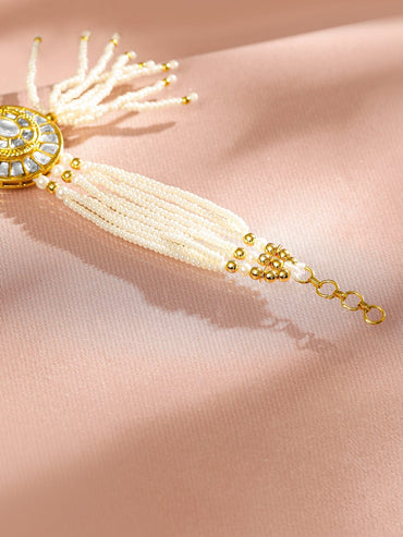 Elite Heirloom Kundan Haathphool Wristwear