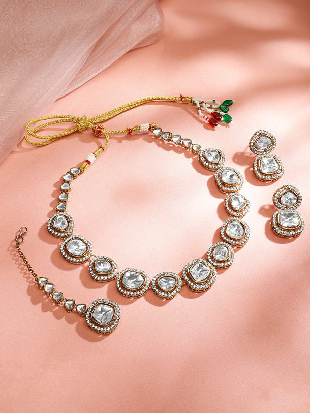 Empress Glow Kundan Necklace Set Jewellery Set