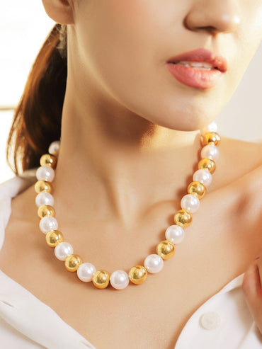 Enchanted Pearl Beads Necklace Necklace & Chains