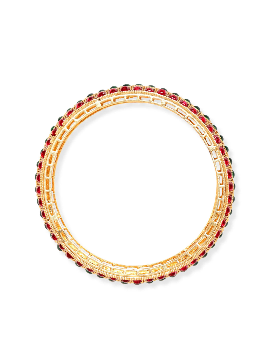 Eternal Elegance 22K Gold-Plated Kemp Stone Bangles Bangles & Bracelets