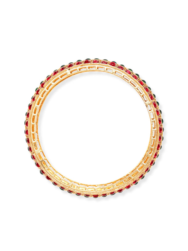 Eternal Elegance 22K Gold-Plated Kemp Stone Bangles Bangles & Bracelets