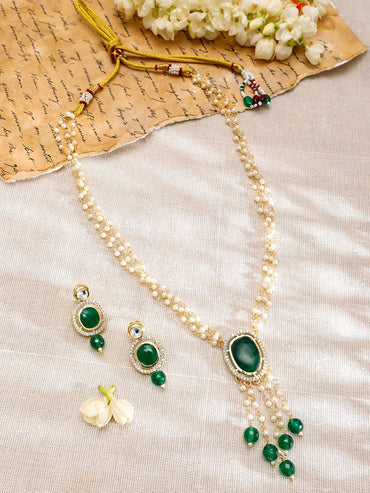 Eternal Grace Green Necklace Set Jewellery Set