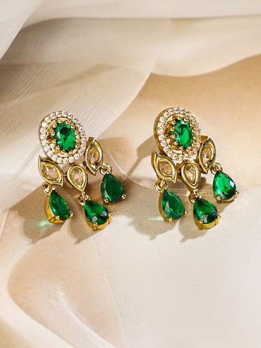 Ethnic Green Beaded Choker Set Jewellery Set