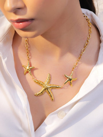 Flirty Starfish Statement Necklace Necklace & Chains