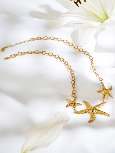 Flirty Starfish Statement Necklace Necklace & Chains