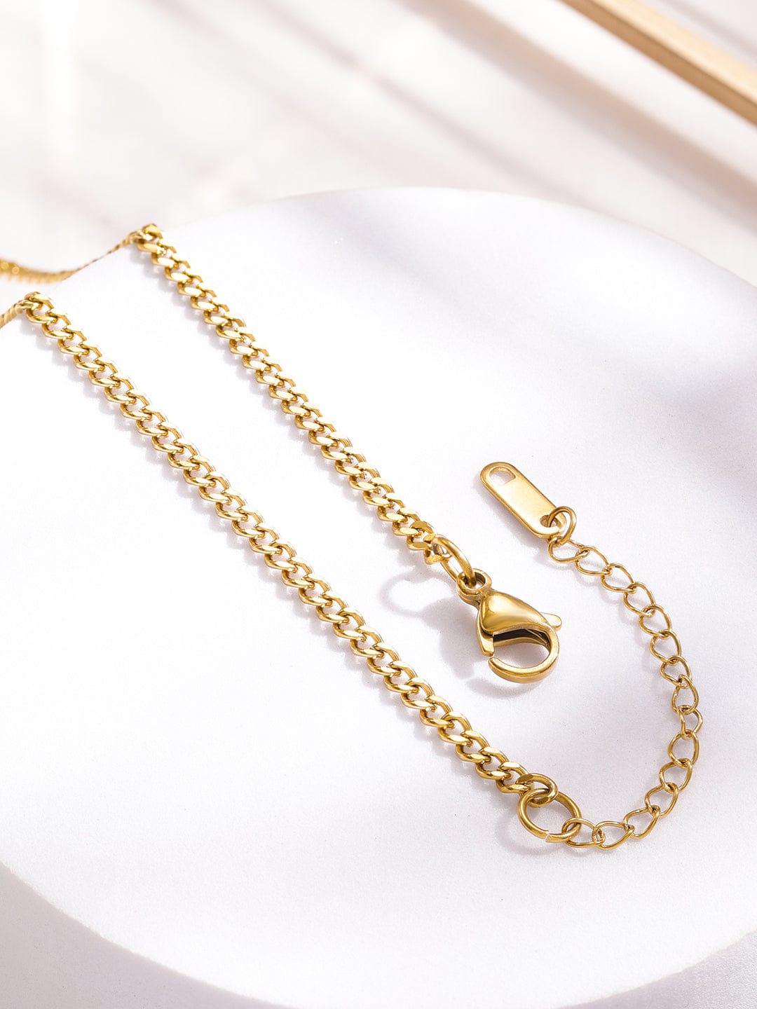 Forever Love Heart Pendant Link Chain Necklace Necklace & Chains