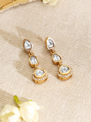 Fusion Bloom Kundan Necklace Set Jewellery Set
