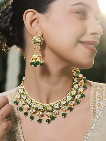 Gem of the Green Dynasty Necklace Set Jewellery Set