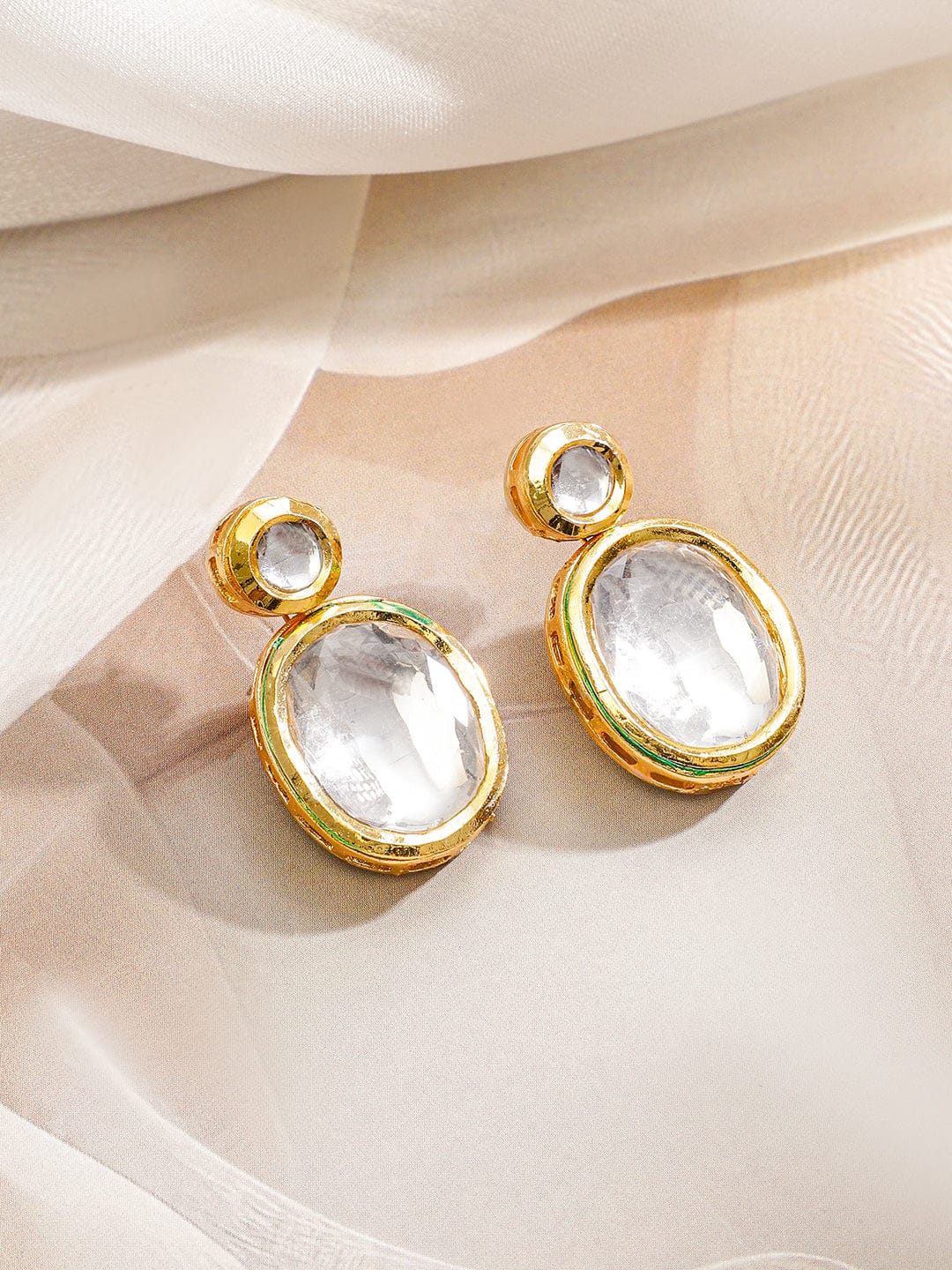 Gilded Dreams in Kundan Necklace Set Jewellery Set