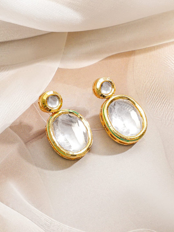 Gilded Dreams in Kundan Necklace Set Jewellery Set