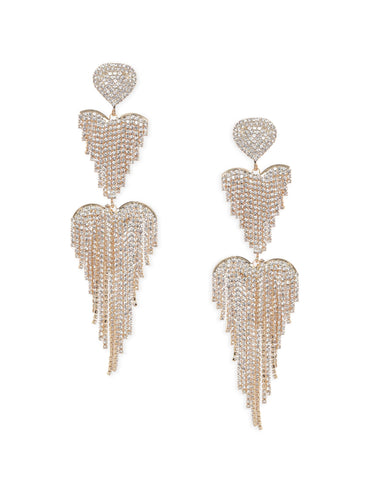 Glamourous Gilded Cascade Earrings Drop Earrings