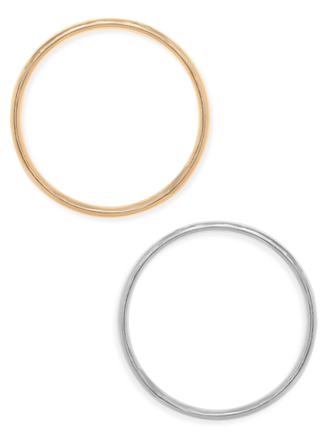 Gold And Silver Plated Set Of 2 Bangles Bangle