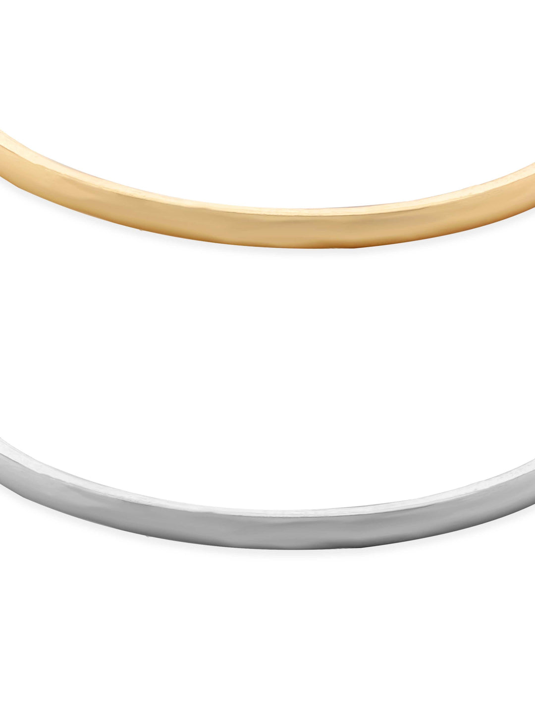 Gold And Silver Plated Set Of 2 Bangles Bangle