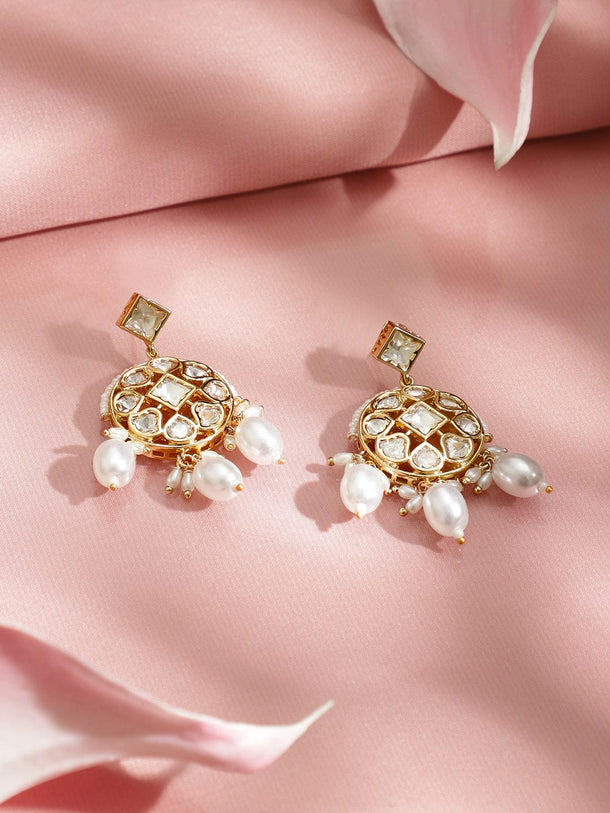 Gold Tone Kundan Choker Set Jewellery Set