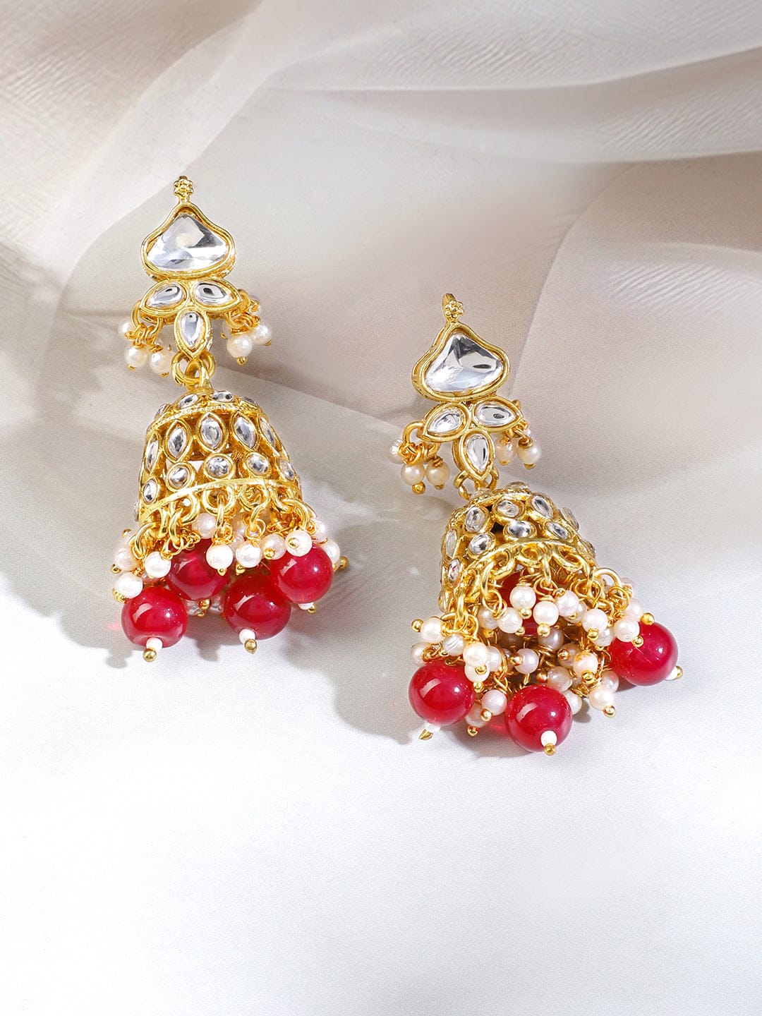 Grace Pink & Kundan Necklace Set Jewellery Set