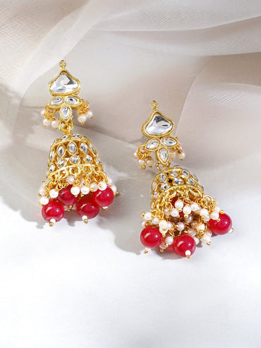 Grace Pink & Kundan Necklace Set Jewellery Set