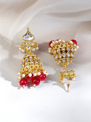 Grace Pink & Kundan Necklace Set Jewellery Set