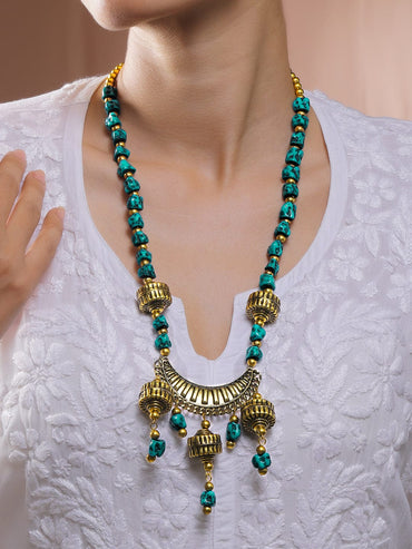 Graceful Turquoise Blue Necklace Necklace & Chains