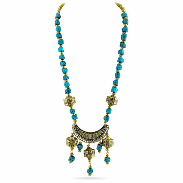 Graceful Turquoise Blue Necklace Necklace & Chains