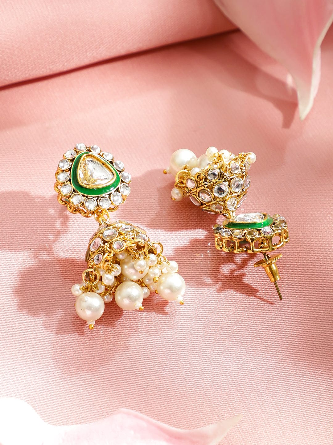 Green Grace Kundan Necklace Set Jewellery Set