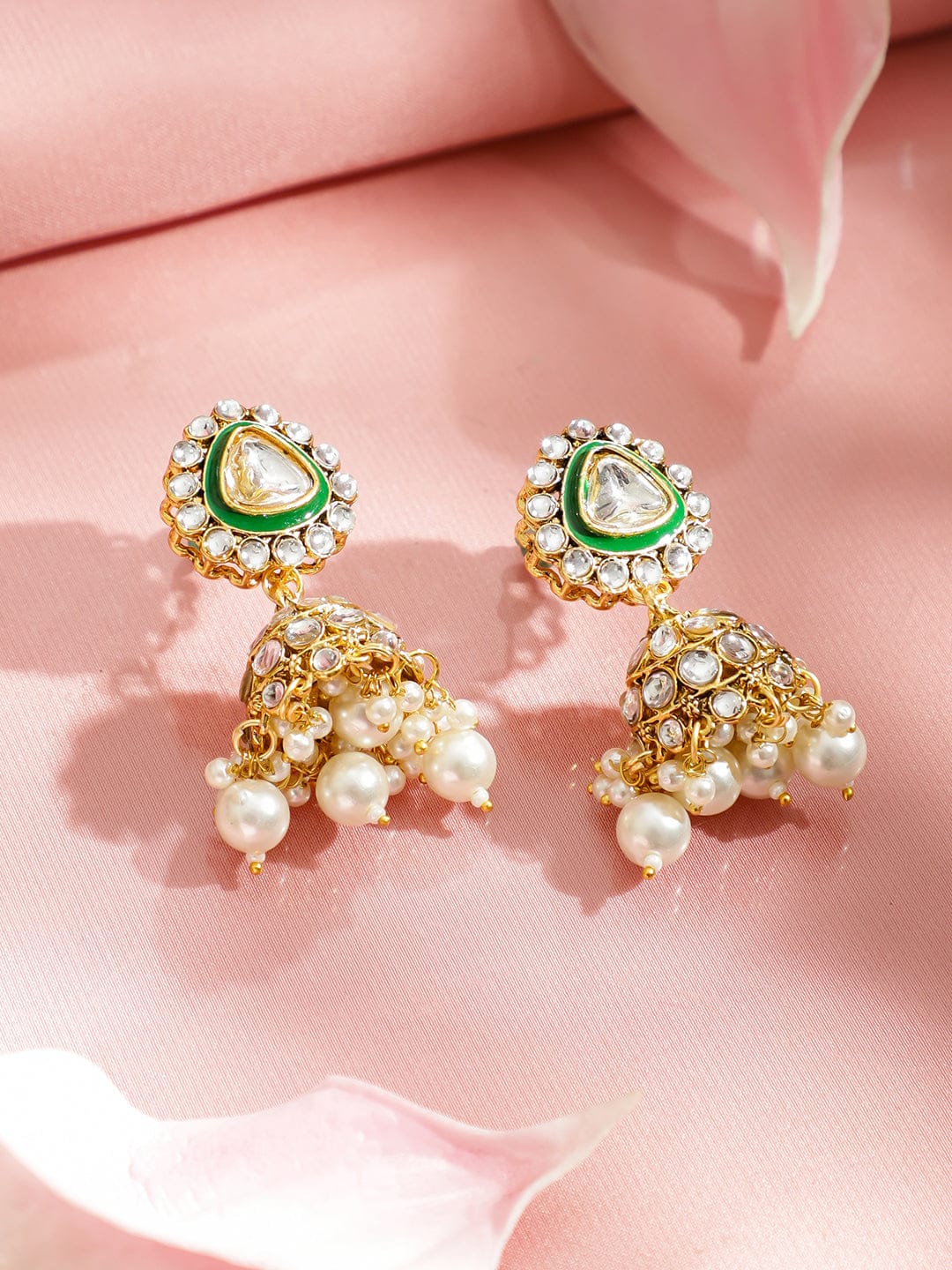 Green Grace Kundan Necklace Set Jewellery Set