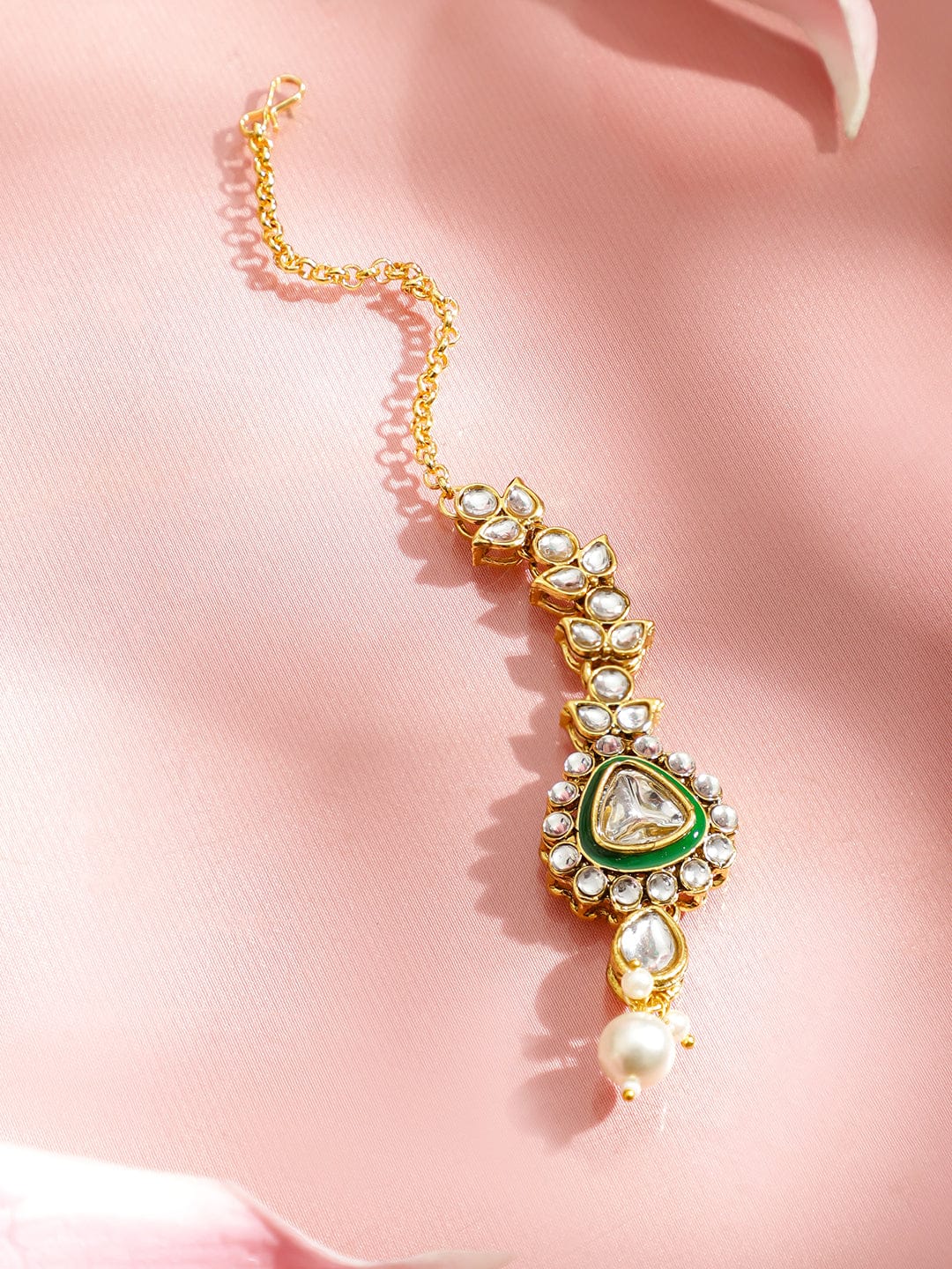 Green Grace Kundan Necklace Set Jewellery Set