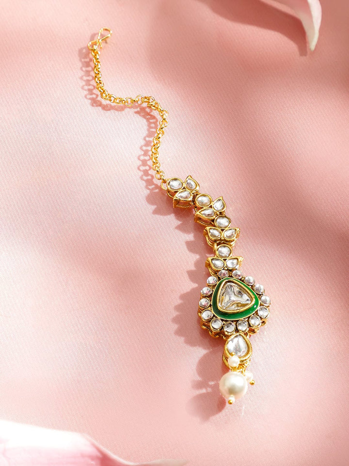 Green Grace Kundan Necklace Set Jewellery Set