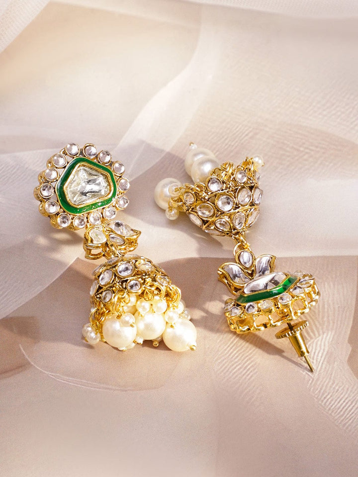 Green Symphony Kundan Necklace Set Jewellery Set