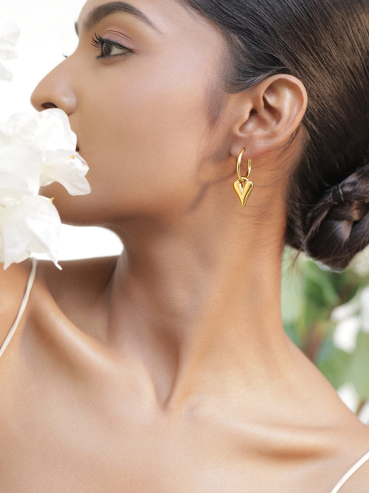 Hanging Triangles Hoop Earrings Earrings