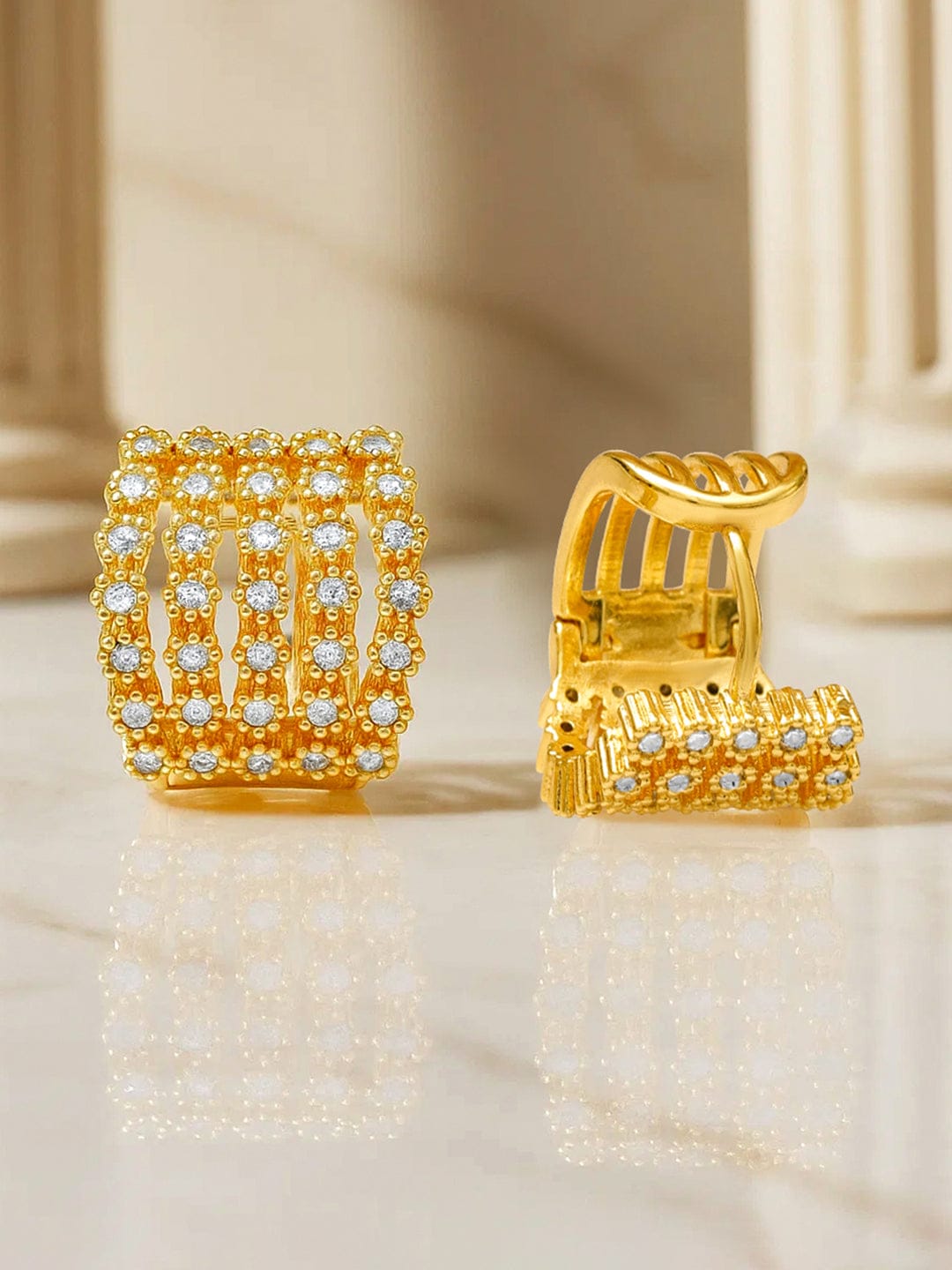 Her Hoops Her Sparkle Story Earrings