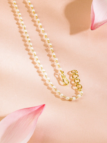 Kundan Charm Minimal Necklace Set Necklace & Chains