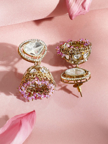 Lavender Echo Kundan Choker Set Jewellery Set